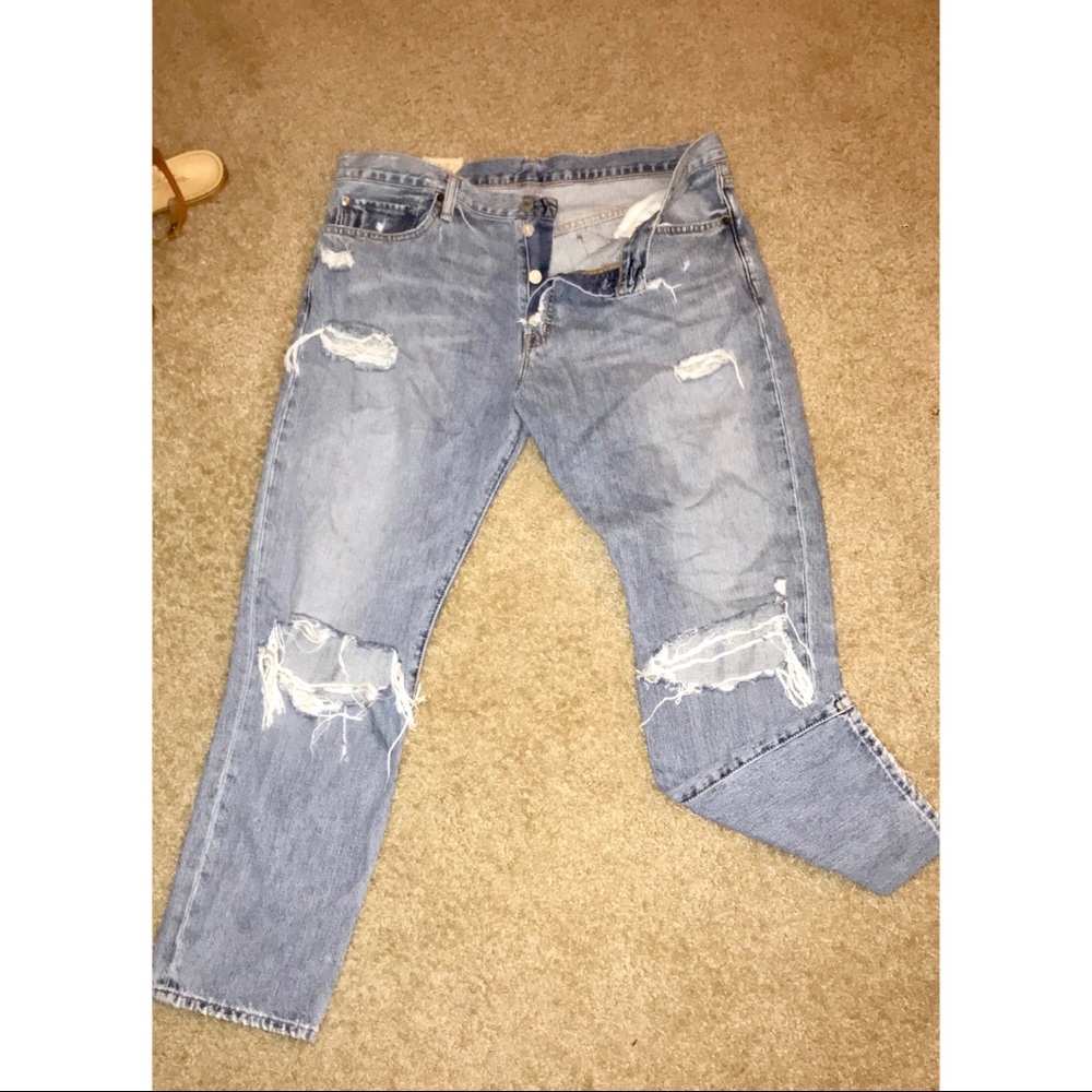 Ralph Lauren distressed Boyfriend jeans